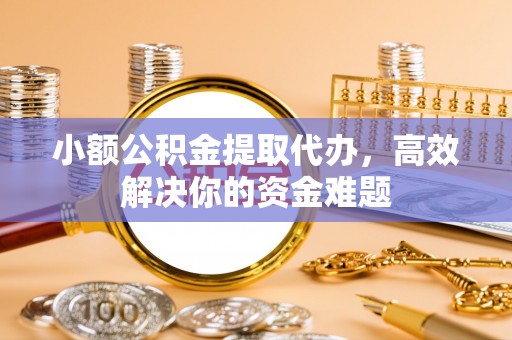 三都小额公积金提取代办，高效解决你的资金难题