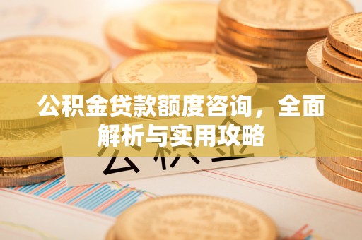 三都公积金贷款额度咨询，全面解析与实用攻略